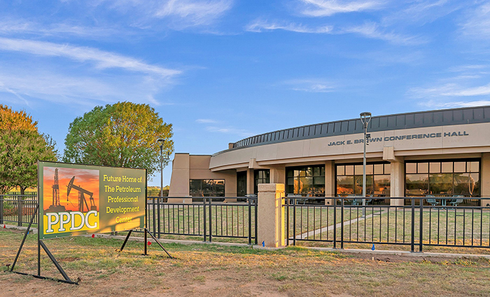 Exterior of current Jack E. Brown C onference Center