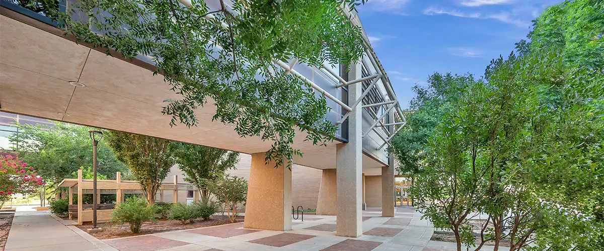 Fox Science Building skywalk