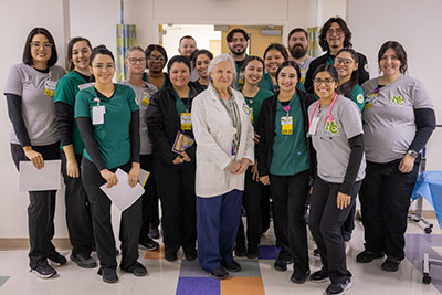 Group of nursing students