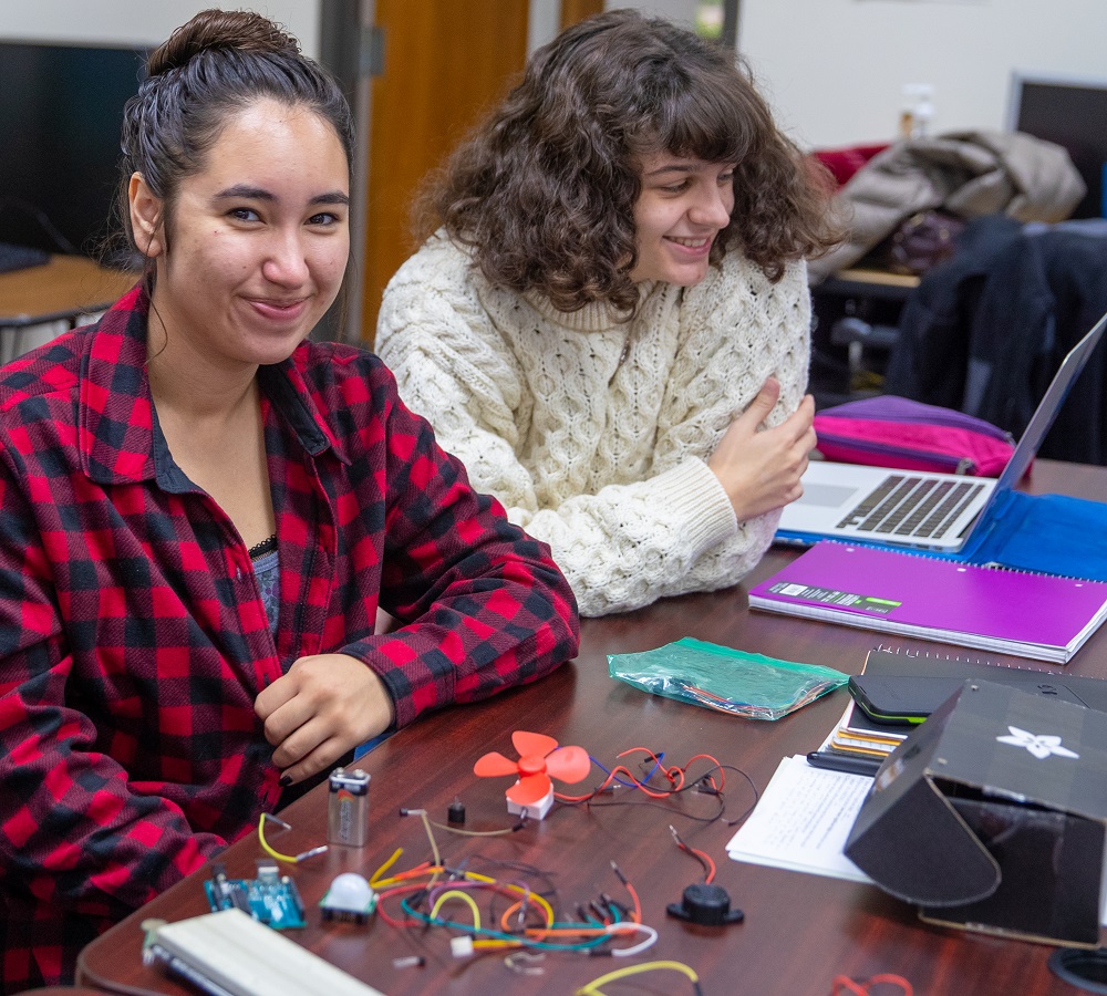 Engineering students in the classroom