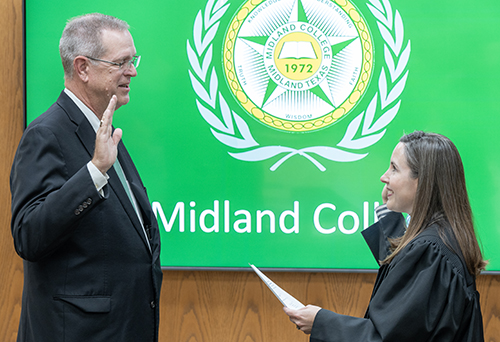 The image to use for this article. Listing image managed through RSS tab. mike oestmann is sworn in